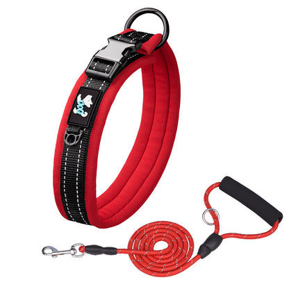 Pet Nylon Reflective Collar Leash Set