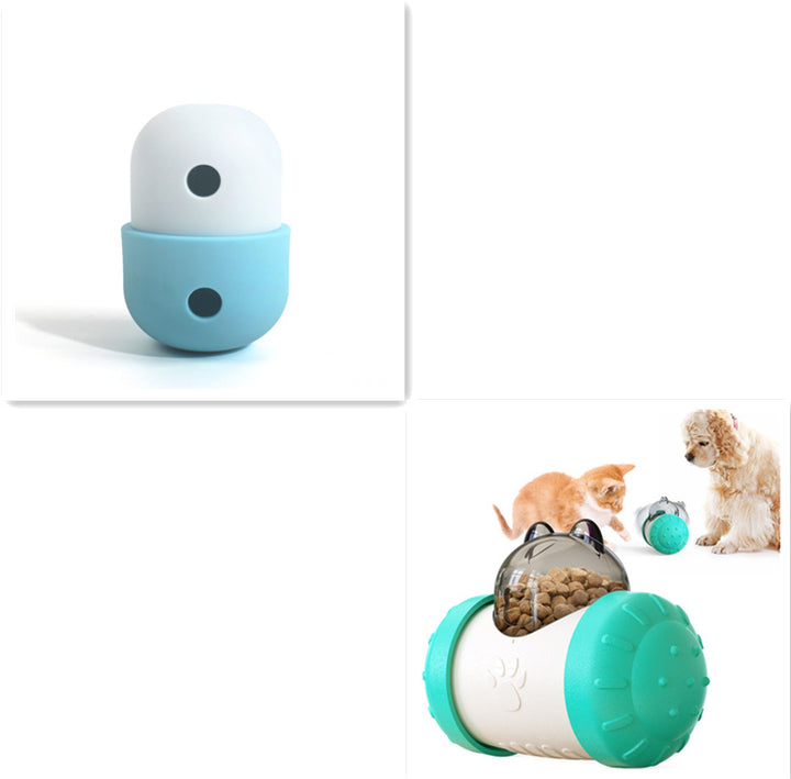 New 2 In 1 Pet Toys Products Dog Leakage Toy Ball Silicone Pet Supplies