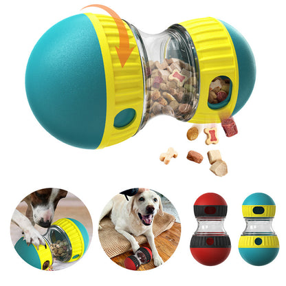 Food Dispensing Dog Toy Tumbler Leaky Food Ball Puzzle Toys Interactive