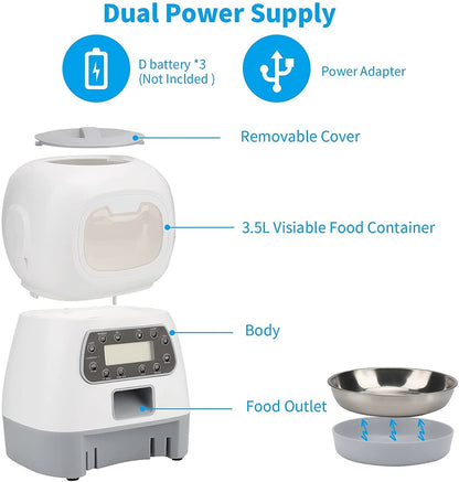 Pet Automatic Feeder Fixed Point Manual Feeding