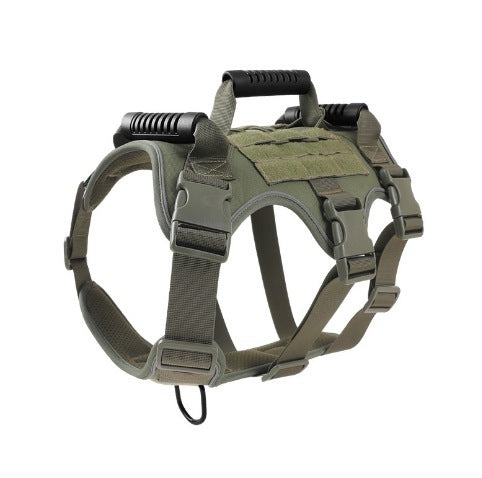 Ultimate Pet Dog Anti-Breakaway &amp; Anti-Rush Reflective Breathable Tactical Chest Harness—Perfect for Medium &amp; Large Dogs - LukkyDeals