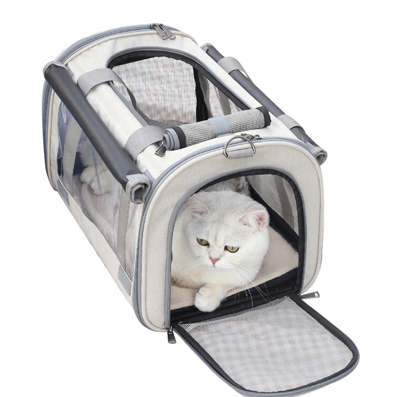 Transparent Breathable Foldable Pet Bag