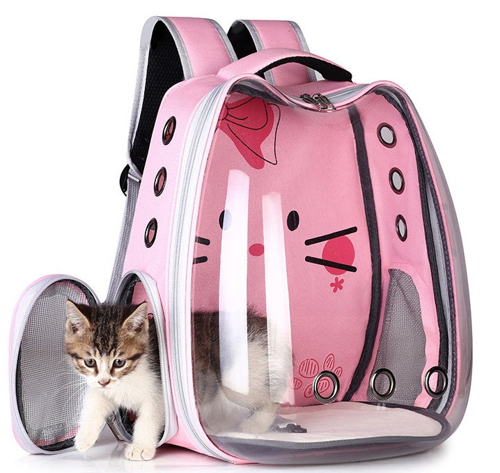Breathable Outdoor Travel Backpack for Dogs and Cats