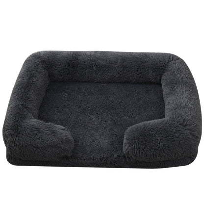 Plush Round Pet Bed Dog Bed Winter