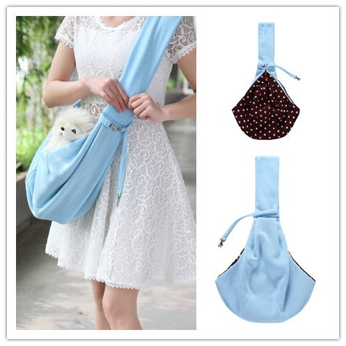 Pet Bag One-shoulder Pet Bag Skew Spanner Bag Breathable Dog Bag