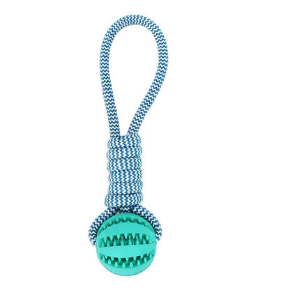 Interactive Hemp Rope Rubber Leaking Balls For Small Dogs