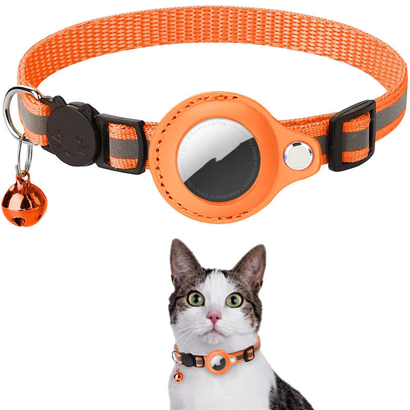 Air tag Cat Collar with Bell and Safety Buckle