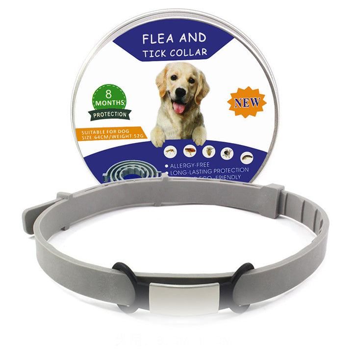 Simple Silicone Flea Repellent Pet Collar