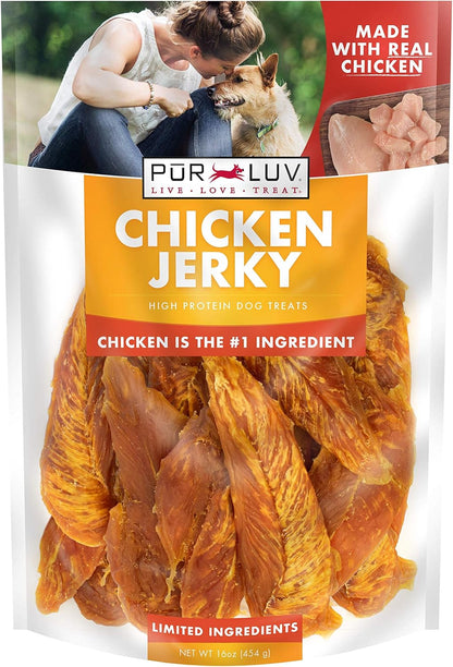 PurLuv Chicken Jerky Dog Treats