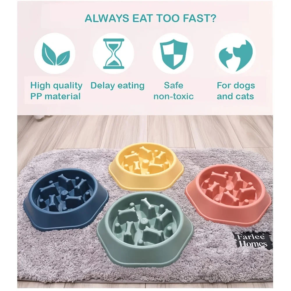 Happy Pup Slow Feed Bowl LukkyDeals