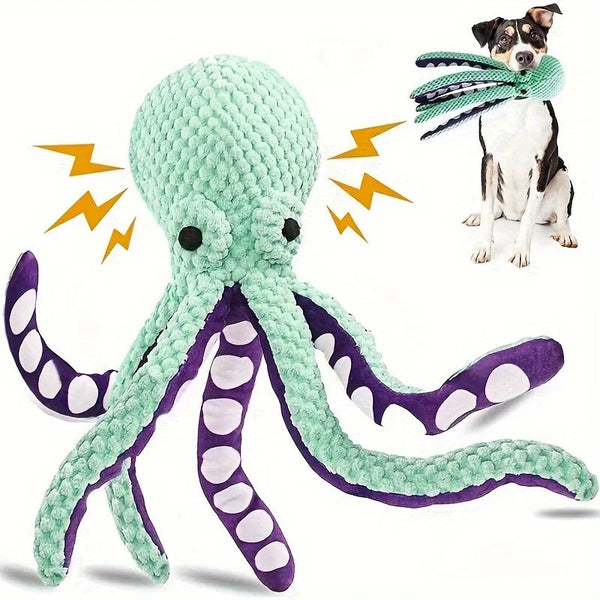 Playful Octopus Dog Toy