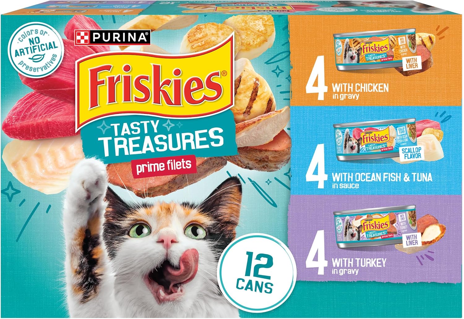 Tasty Treasures Wet Cat Feast LukkyDeals