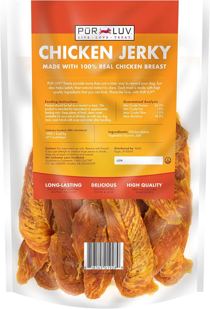 PurLuv Chicken Jerky Dog Treats