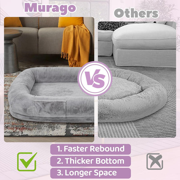 Cuddle Haven Human Pet Bed