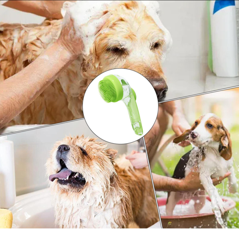 Soft Silicone Dog Bathing Brush